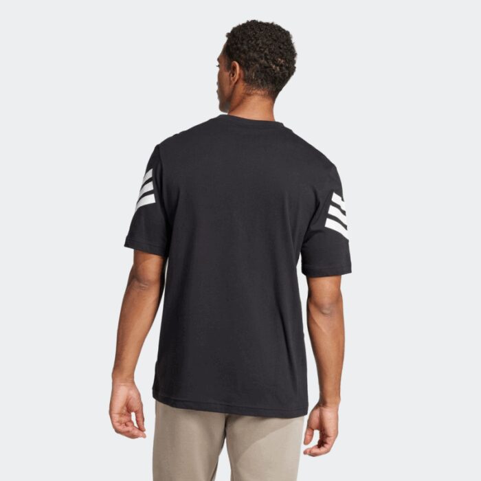 ⁦adidas Mens' Future Icons 3-Stripes Tee - Black⁩ - الصورة ⁦3⁩