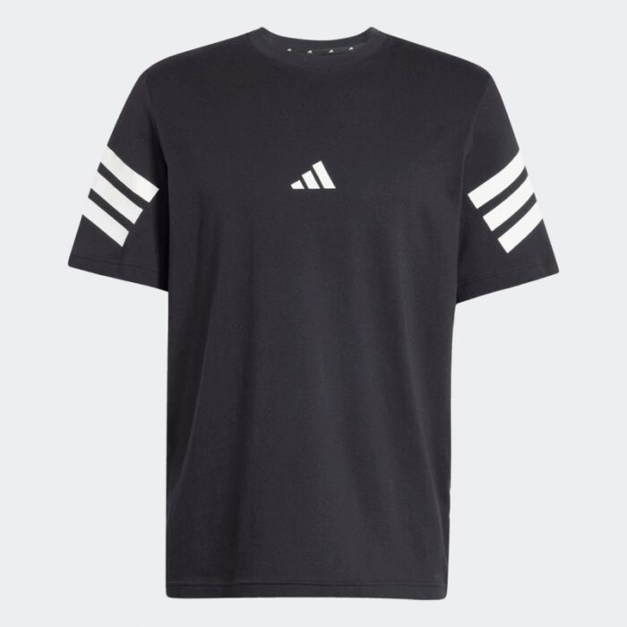 ⁦adidas Mens' Future Icons 3-Stripes Tee - Black⁩ - الصورة ⁦6⁩