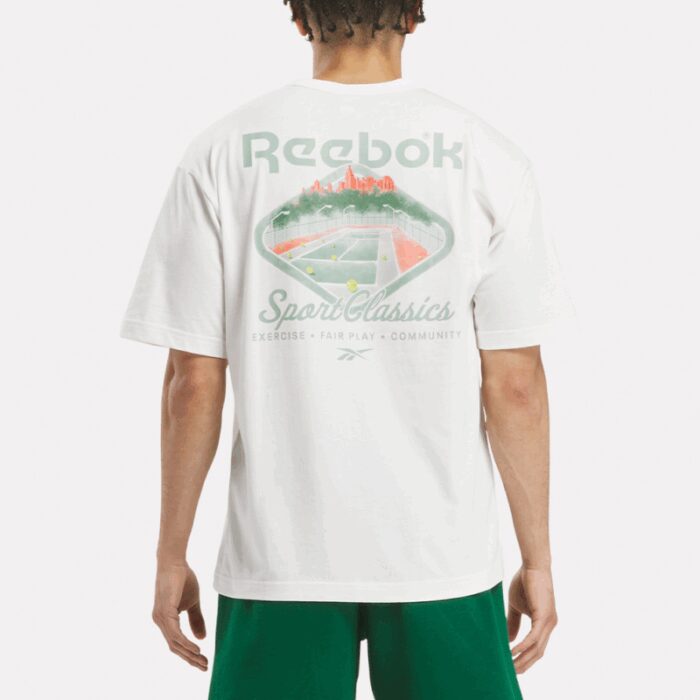 ⁦Reebok Mens' Classic Court Sport T-Shirt⁩ - الصورة ⁦2⁩