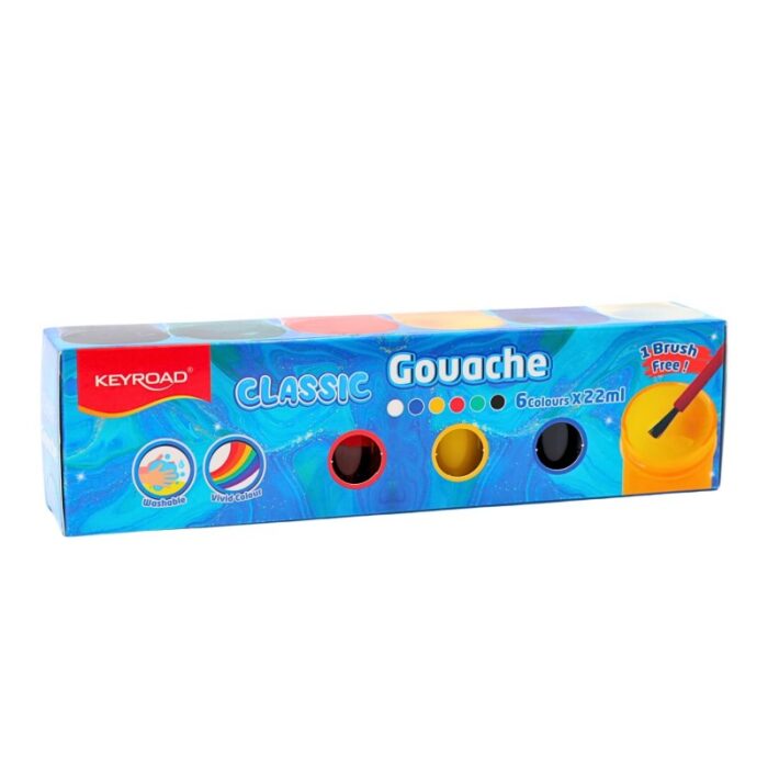 103388712_68a83f17df3fa ألوان جواش عدد6 من Keyroad 22 ml - الصورة 1