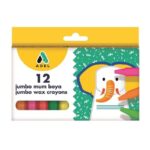 ⁦ألوان شمعية جامبو 12 لون من Adel⁩ - الصورة ⁦2⁩