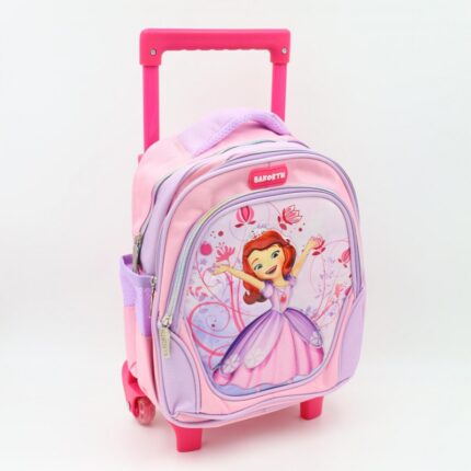 حقيبة مدرسية عجل بتصميم صزفيا حجم 12 انش لون بنفسجي