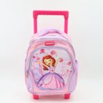 ⁦حقيبة مدرسية عجل بتصميم صزفيا حجم 12 انش لون بنفسجي⁩ - الصورة ⁦2⁩