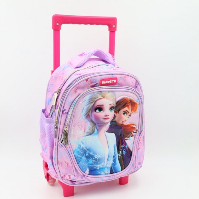 103388781_68a83f81957d0 حقيبة مدرسية عجل بتصميم فروزن حجم 12 انش لون بنفسجي - الصورة 1