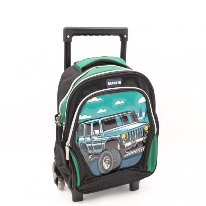 103388784_68a83f862e3bc حقيبة مدرسية عجل بتصميم جيب حجم 12 انش لون أسود - الصورة 1