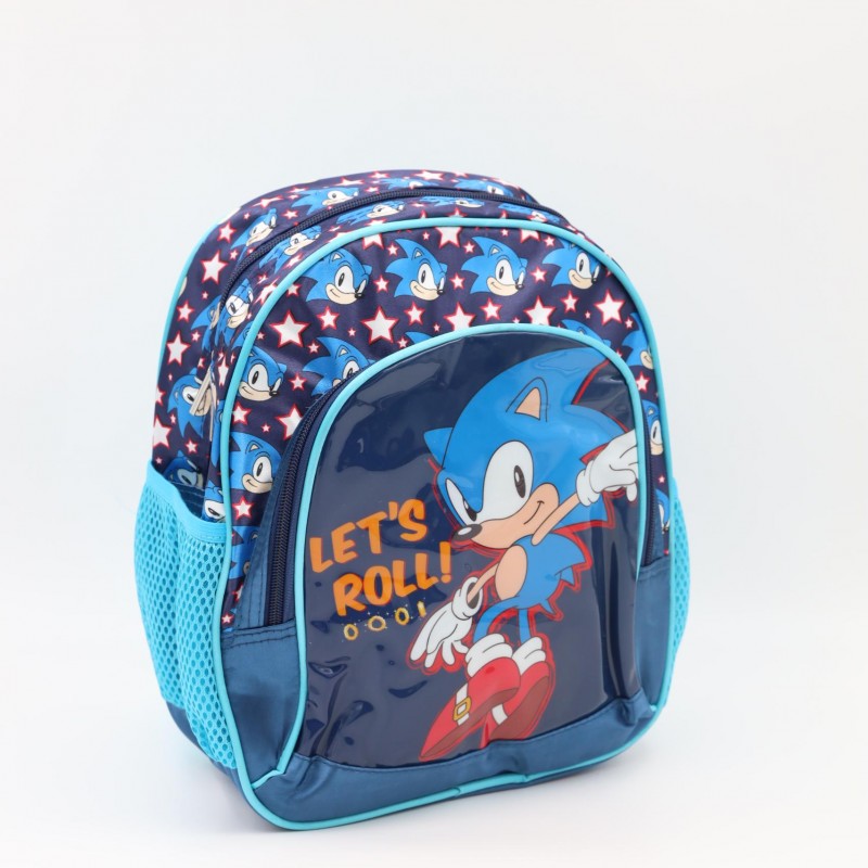 ⁦حقيبة مدرسية حجم 12 انش لون أزرق⁩ - الصورة ⁦1⁩