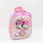 شنطة لانش بوكس بتصميم ميني ماوس حجم 10 انش لون زهري وبنفسجي