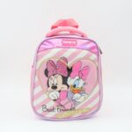 ⁦شنطة لانش بوكس بتصميم ميني ماوس حجم 10 انش لون زهري وبنفسجي⁩ - الصورة ⁦2⁩