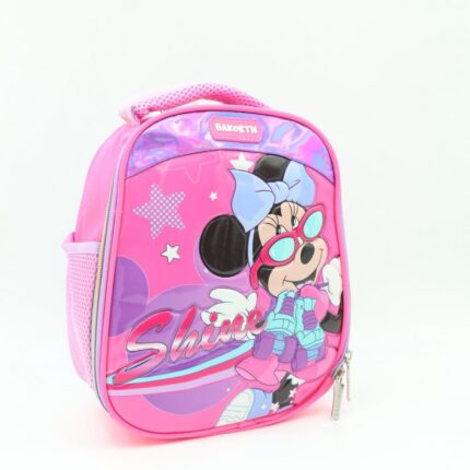شنطة لانش بوكس بتصميم ميني ماوس لون زهري