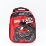 ⁦شنطة لانش بوكس بتصميم جيب لون أحمر⁩ - الصورة ⁦3⁩