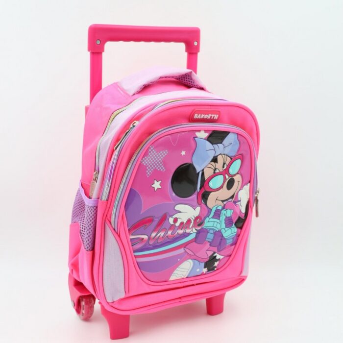 103388820_68a83fb44bd27 حقيبة مدرسية عجل بتصميم ميني ماوس حجم 12 انش لون أزرق - الصورة 1