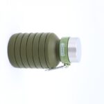 مطرة ماء سيلكون قابلة للتمدد لون زيتي