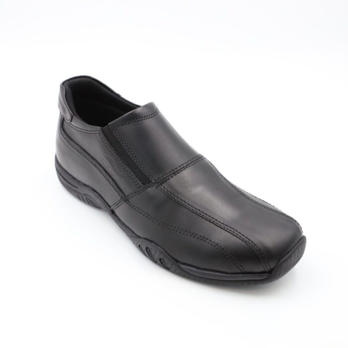 103388860_68acb81c4546b حذاء كاجوال جلد موديل 115/1G R من جولف اند هورس للرجال لون أسود - الصورة 1