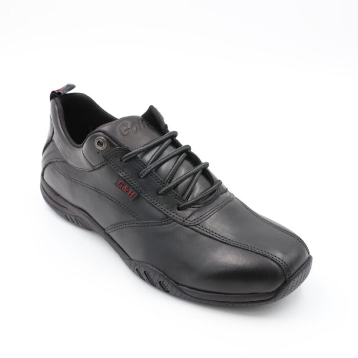 103388866_68acb839f25b5 حذاء كاجوال جلد موديل 118/1G R من جولف اند هورس للرجال لون أسود - الصورة 1