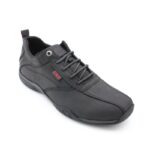 ⁦حذاء كاجوال جلد موديل 118/1N R من جولف اند هورس للرجال لون أسود⁩ - الصورة ⁦5⁩