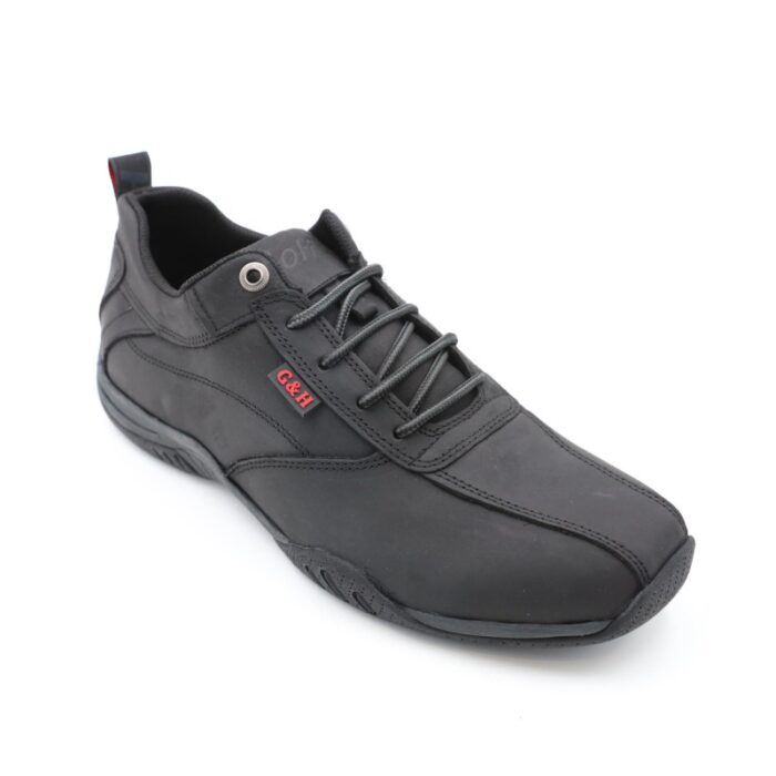 ⁦حذاء كاجوال جلد موديل 118/1N R من جولف اند هورس للرجال لون أسود⁩ - الصورة ⁦5⁩