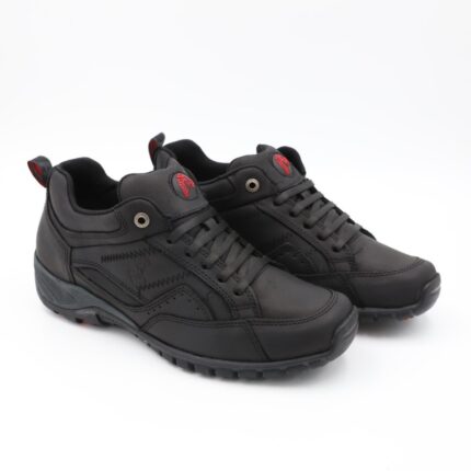 حذاء كاجوال جلد موديل 119/1N R من جولف اند هورس للرجال لون أسود