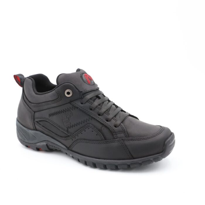 ⁦حذاء كاجوال جلد موديل 119/1N R من جولف اند هورس للرجال لون أسود⁩ - الصورة ⁦4⁩