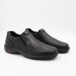 ⁦حذاء كاجوال جلد موديل 2021/1G M من جولف اند هورس للرجال لون أسود⁩ - الصورة ⁦2⁩