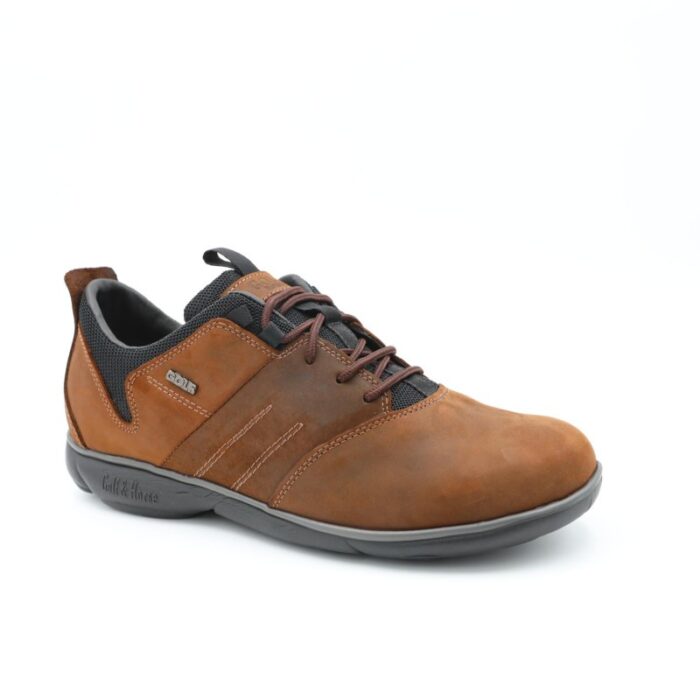 ⁦حذاء كاجوال جلد موديل5556/5N R من جولف اند هورس للرجال لون بني⁩ - الصورة ⁦2⁩