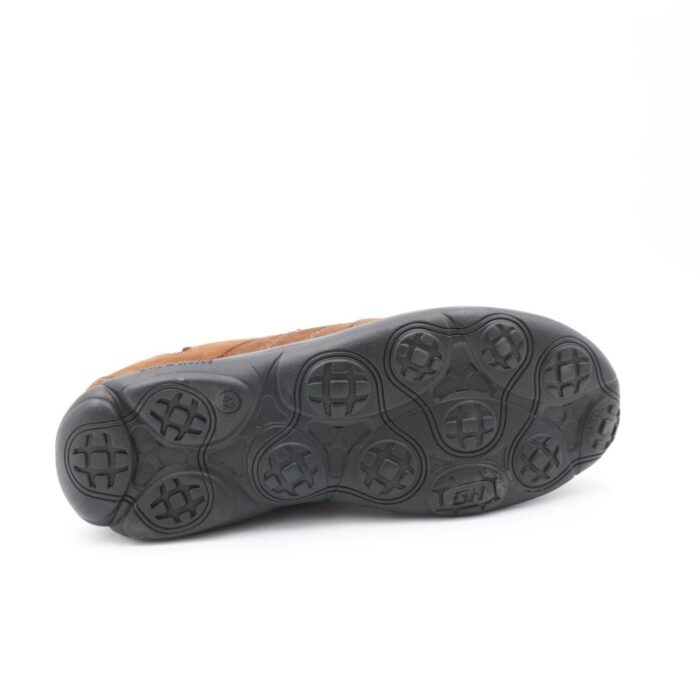 ⁦حذاء كاجوال جلد موديل5556/5N R من جولف اند هورس للرجال لون بني⁩ - الصورة ⁦5⁩