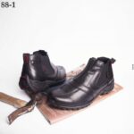 ⁦حذاء كاجوال جلد موديل88/1G R من جولف اند هورس للرجال لون أسود⁩ - الصورة ⁦3⁩