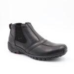 ⁦حذاء كاجوال جلد موديل88/1G R من جولف اند هورس للرجال لون أسود⁩ - الصورة ⁦5⁩