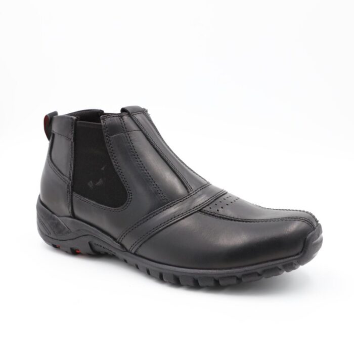 ⁦حذاء كاجوال جلد موديل88/1G R من جولف اند هورس للرجال لون أسود⁩ - الصورة ⁦5⁩