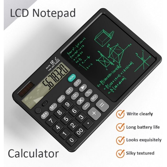 ⁦آلة حاسبة مع شاشة LCD للكتابة 7 انش وقلمين⁩ - الصورة ⁦4⁩