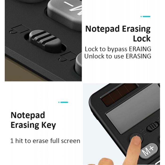 ⁦آلة حاسبة مع شاشة LCD للكتابة 7 انش وقلمين⁩ - الصورة ⁦6⁩