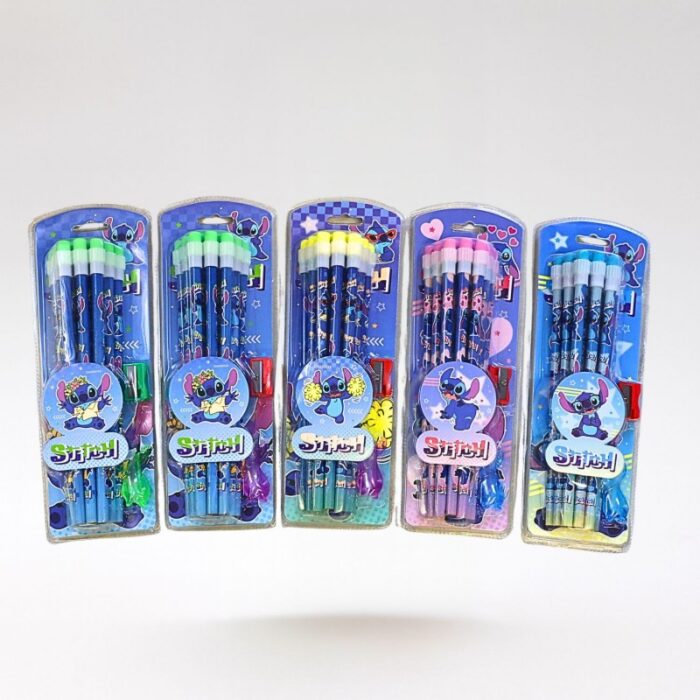 103388900_68acb8d7a0464 علبة أقلام رصاص 2B عدد 12 مع مبراة لون أزرق - الصورة 1