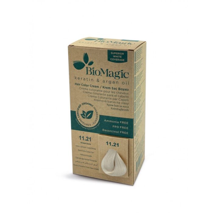 103388963_68b01e718f3d7 Biomagic Hair Color CREAM 11.21 Extra Lightened Crystal Blonde - صبغة شعر لون أشقر كريستالي فاتح إضافي - الصورة 1
