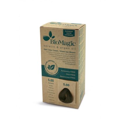 Biomagic Hair Color Cream 5 Light Brown - صبغة شعر لون بني فاتح