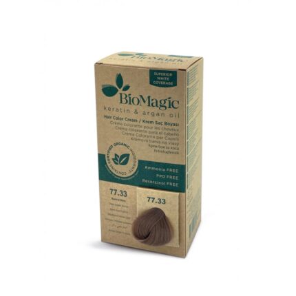Biomagic Hair Color Cream 77.33 Deep Golden Blond - صبغة شعر لون أشقر ذهبي داكن