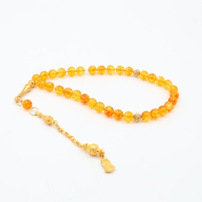 ⁦مسبحة حجر الاستريت 33 حبة⁩ - الصورة ⁦3⁩