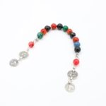 ⁦مسبحة مفتوحة على النظام التركي عقيق مكس⁩ - الصورة ⁦2⁩