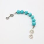 ⁦مسبحة مفتوحة  حجر الفيروز⁩ - الصورة ⁦2⁩