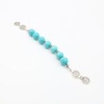 ⁦مسبحة مفتوحة  حجر الفيروز⁩ - الصورة ⁦3⁩