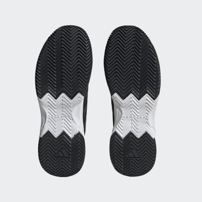 ⁦adidas Men's Gamecourt 2.0 M Tennis Shoes - Black- حذاء اديداس جيم كورت 2.0 تينس للرجال لون أسود⁩ - الصورة ⁦3⁩
