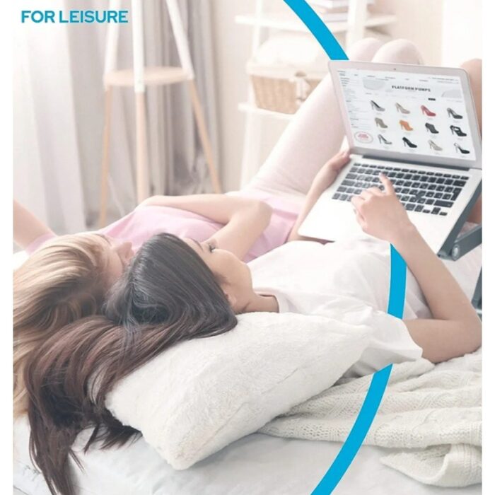 ⁦طاولة لابتوب مع مروحة تهوية ..يمكن التحكم في ميلان الطاولة⁩ - الصورة ⁦5⁩