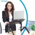 ⁦طاولة لابتوب مع مروحة تهوية ..يمكن التحكم في ميلان الطاولة⁩ - الصورة ⁦7⁩