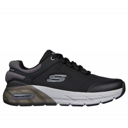 Skechers Men's Max Protect Sport - Balmer Shoes - حذاء سكيتشرز ماكس بروتيكت سبورت-بالمر للرجال لون أسود ورمادي