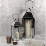 ⁦طقم 3 فوانيس فضي⁩ - الصورة ⁦3⁩