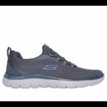⁦حذاء سكيتشرز سوميتس - تالو للرجال لون رمادي ونعل أبيض- Skechers Men's Summits - Tallo Shoes⁩ - الصورة ⁦2⁩