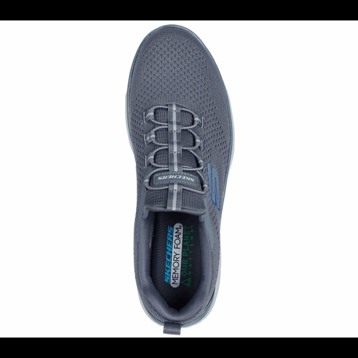 ⁦حذاء سكيتشرز سوميتس - تالو للرجال لون رمادي ونعل أبيض- Skechers Men's Summits - Tallo Shoes⁩ - الصورة ⁦3⁩