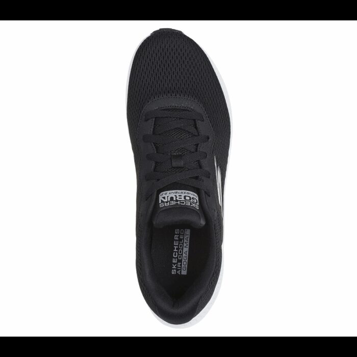 ⁦Skechers Men's GO RUN CONSISTENT 2.0 Shoes - حذاء سكيتشرز جو رن كونيستينت 2.0 للرجال لون أسود ونعل أبيض⁩ - الصورة ⁦3⁩