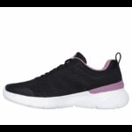 ⁦Skechers Women's Skech-Air Dynamight 2.0 - New Heights Shoes - حذاء سكيتشرز سكيتش اير ديناميت 2.0 للنساء لون أسود ونعل ابيض⁩ - الصورة ⁦5⁩