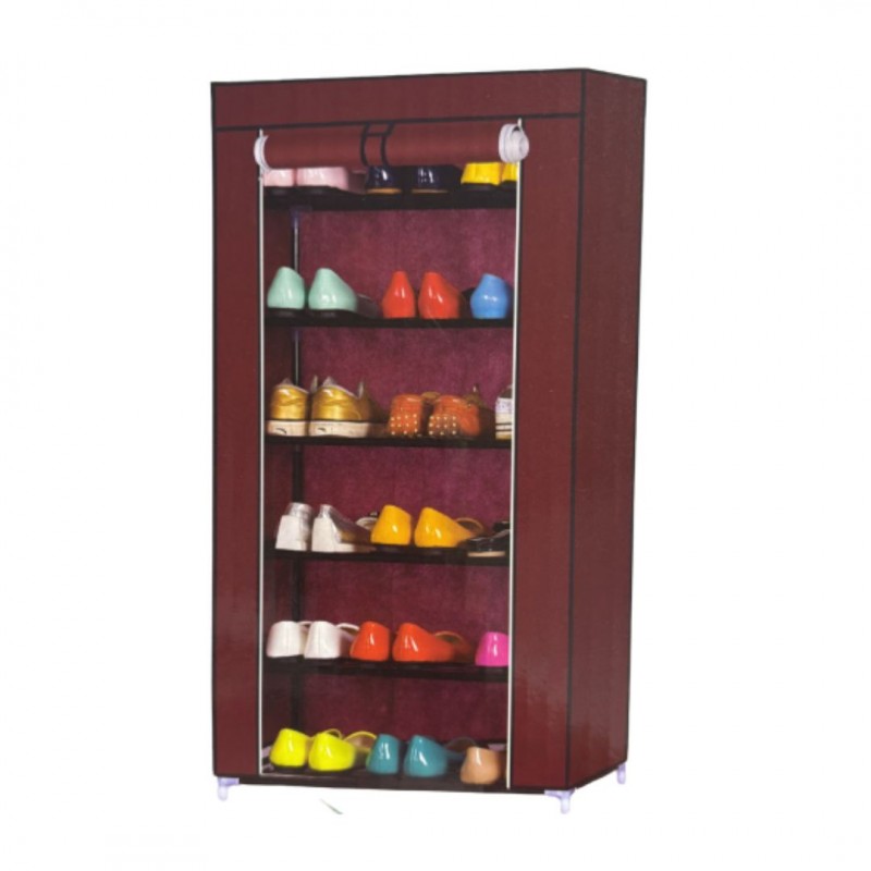 ⁦خزانة قماش احذية 4 رفوف 60×30×108 سم⁩ - الصورة ⁦1⁩