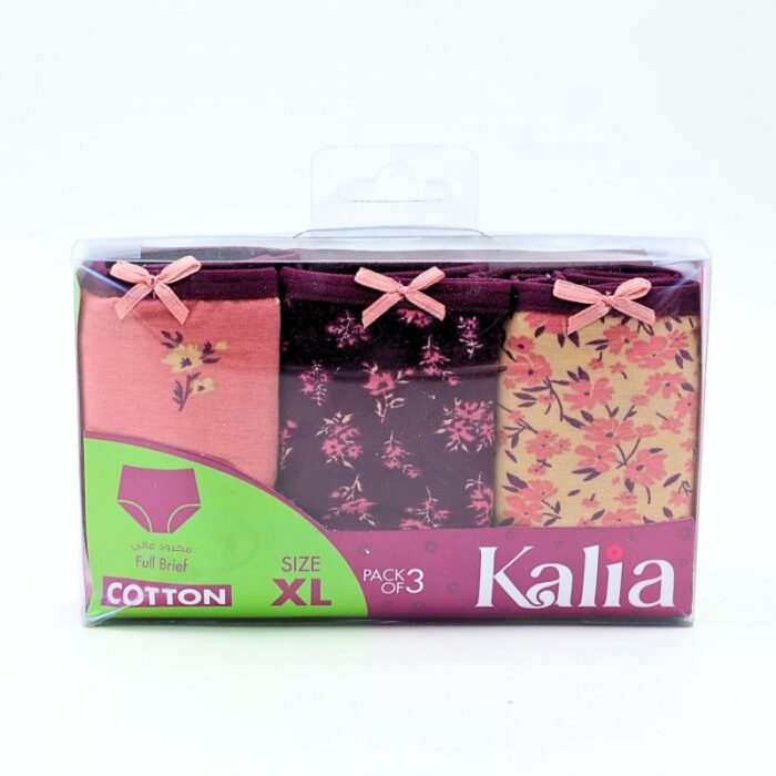 ⁦طقم داخلي بناتي كوول مجرود بريف (3 قطع) بثلاث ألوان⁩ - الصورة ⁦2⁩