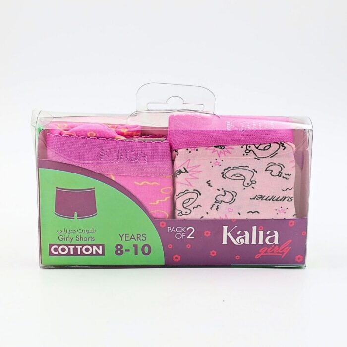 ⁦طقم داخلي بناتي شورت مطبوع (قطعتين) متعدد ألوان⁩ - الصورة ⁦2⁩